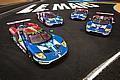 Die vier Ford GT Race für Le Mans 2016.  Foto:Ford